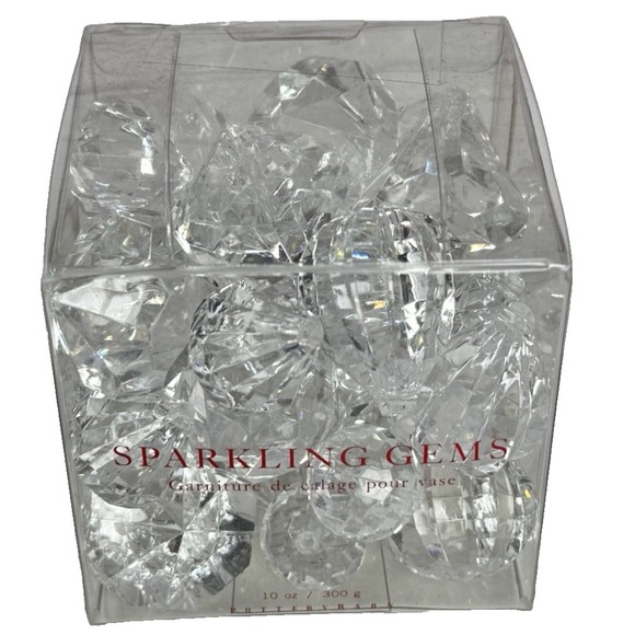 Pottery Barn Holiday Sparkle Sparkling Gems Scatter Vase Filler Ornament Decor - Picture 3 of 9